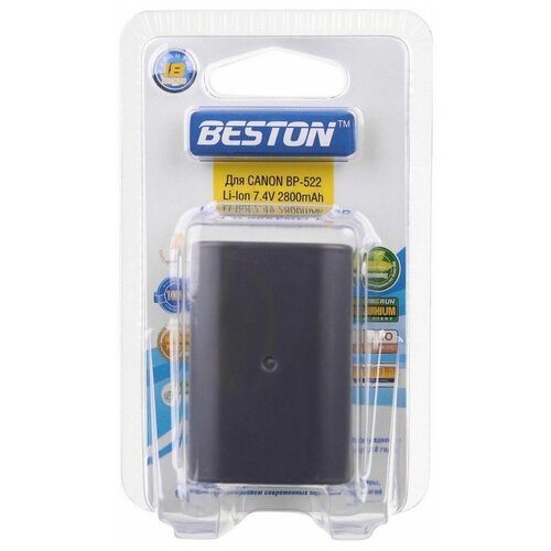 Аккумулятор BESTON для видеокамер Canon BST- BP522, 7.4 В, 2800 мАч