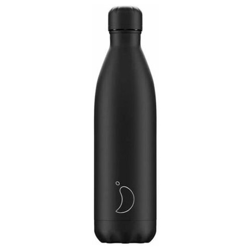 фото Chilly's bottles вакуумная бутылка для воды 0,75 л, черная monochrome all black chilly's chilly&apos;s bottles