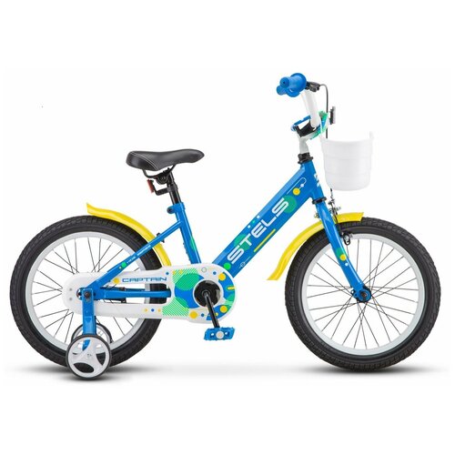 фото Детский велосипед stels captain v010 16" 2020 (рама: 9,5" (рост: 110-125см), цвет: мятный)