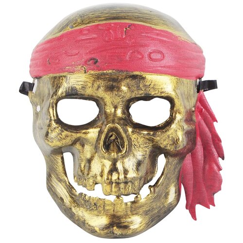 фото Карнавальная маска "пират", цвет золотой нет бренда