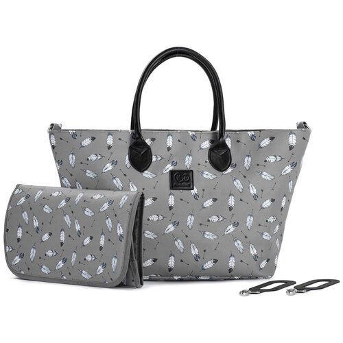 фото Сумка для мамы mommy bag grey kinderkraft