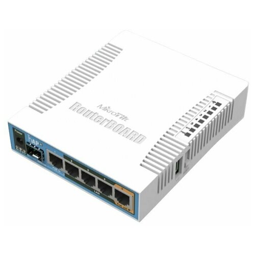 фото Роутер [rb962uigs-5hact2hnt] mikrotik hap ac 2.4+5ггц, 802.11a/b/g/n/ac, 5 gigabit ethernet, 1 sfp