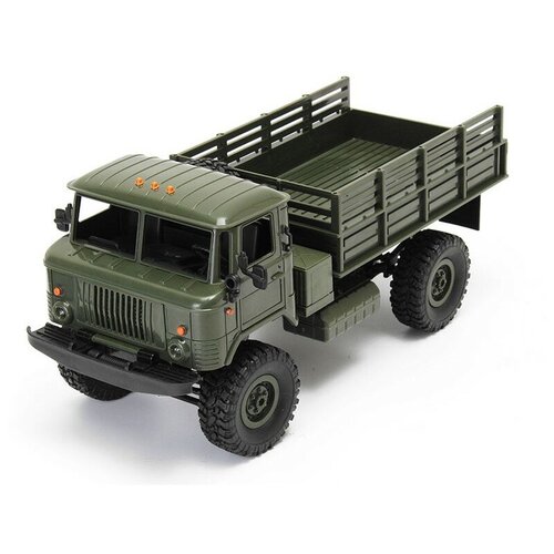 фото Военный грузовик зеленый 1/16 4х4 электро (набор для сборки) wplb-24k