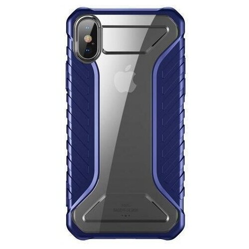 фото Чехол baseus michelin case для iphone xs max синий (wiapiph65-mk03)