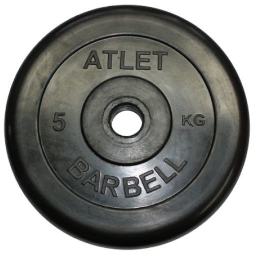 фото Диск mb barbell mb-atletb26 5 кг черный