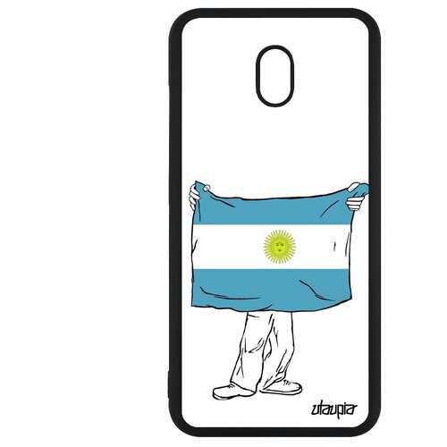 фото Чехол для телефонов redmi 8a, "флаг аргентины с руками" туризм страна utaupia