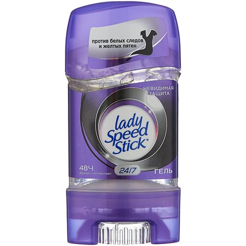 фото Lady speed stick дезодорант-антиперспирант, стик, 24/7 невидимая защита, 65 г