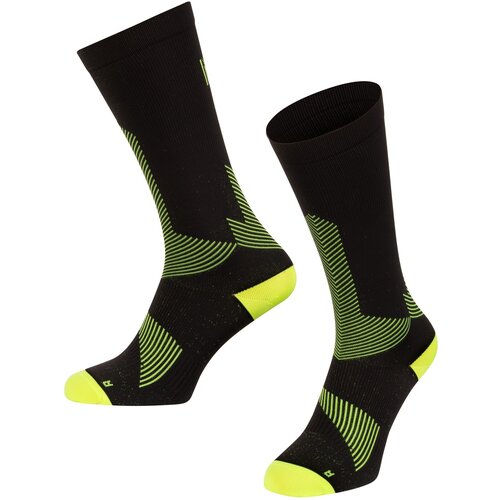 фото Гольфы спортивные, компрессионные valencia, черный-желтый, размер 39-42, norfolk norfolk socks