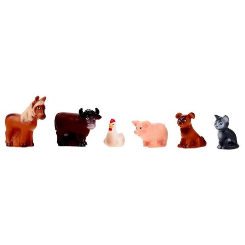 фото Резиновая игрушка «набор домашние животные» весна-киров