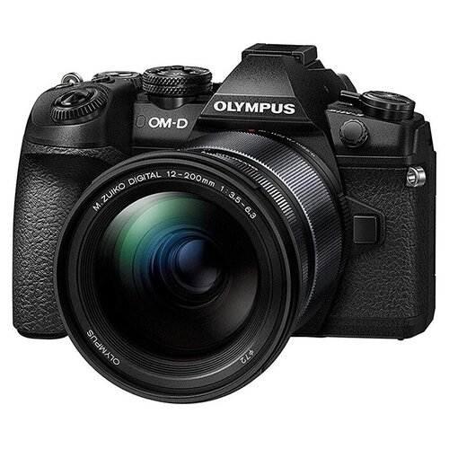 фото Фотоаппарат olympus om-d e-m1 mark ii kit черный m.zuiko digital ed 12-200mm 1:3.5-6.3 is