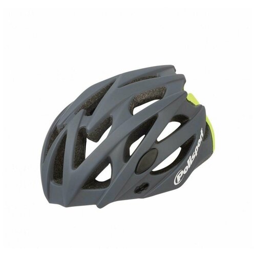 фото Шлем велосипедный polisport twig, размер l 58/61 см., цвет dark grey/fluo yellow