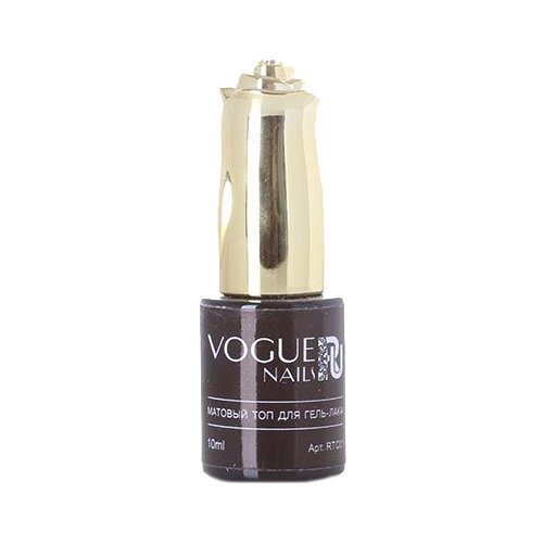 фото Vogue nails верхнее покрытие матовый топ вельвет 10 мл бесцветный