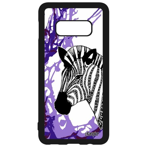 фото Чехол на смартфон samsung galaxy s10e, "зебра" лошадь zebra utaupia