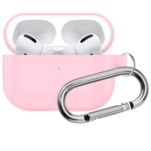 фото Чехол для apple airpods pro силиконовый innozone hang case - розовый (app-20c-mk-19)