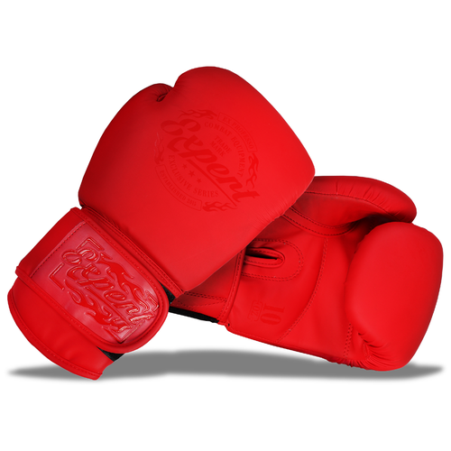 фото Перчатки боксерские bgs-v010, красный, 10 oz brand