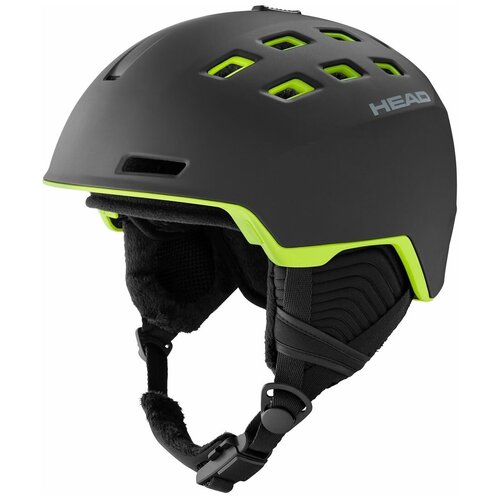 фото Шлем защитный head rev 2020/2021, р. xs/s (52 - 55 см), black/lime