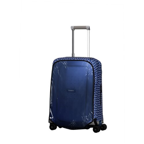 фото Чехол для чемодана routemark "crystal fast track in blue/white" s (sp310)