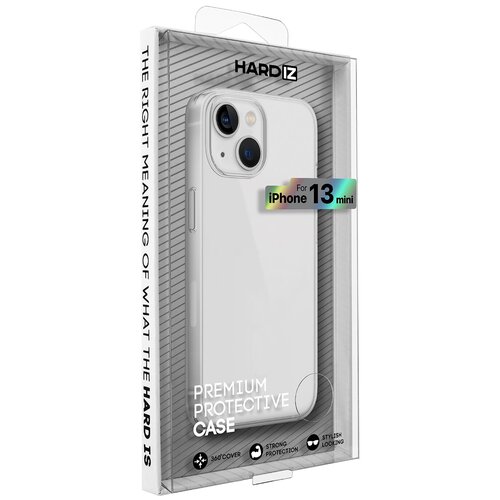 фото Защитная комбинированная панель hardiz hybrid magnet magsafe case for iphone 13 mini с магнитным кольцом прозрачный