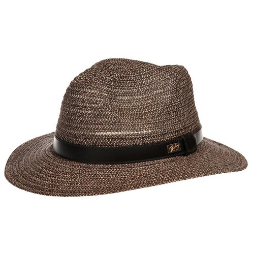 фото Шляпа федора bailey, размер 57, коричневый