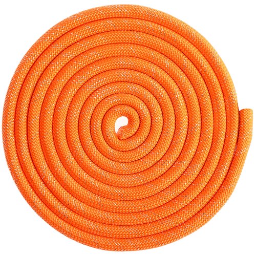 фото Grace dance скакалка для гимнастики утяжеленная с люрексом, 3 м, цвет оранжевый