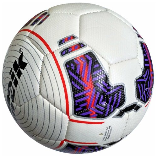 фото R18033-2 мяч футбольный "meik-311" 4-слоя tpu+pvc 3.2, 420 гр, машинная сшивка