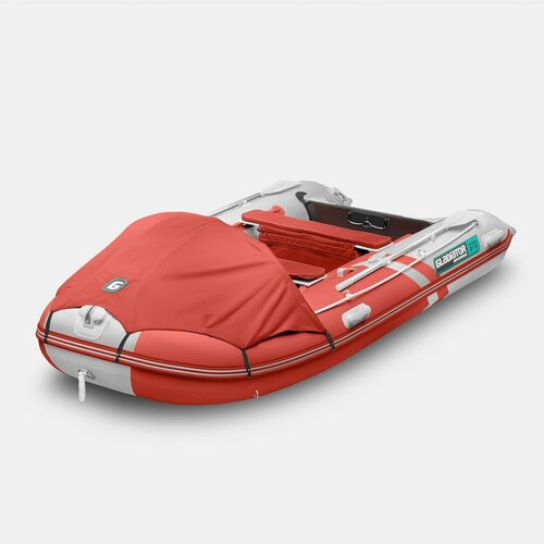 фото Надувная лодка gladiator c370al красно-белый