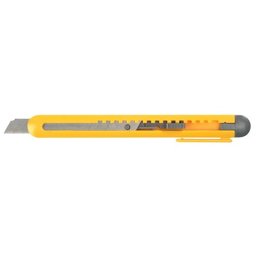 фото Stayer канцелярский нож quick-9 0901_z01 9 мм желтый