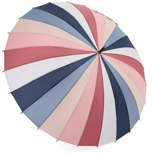 фото Мини-зонт три слона, механика, 24 спиц, для женщин, розовый