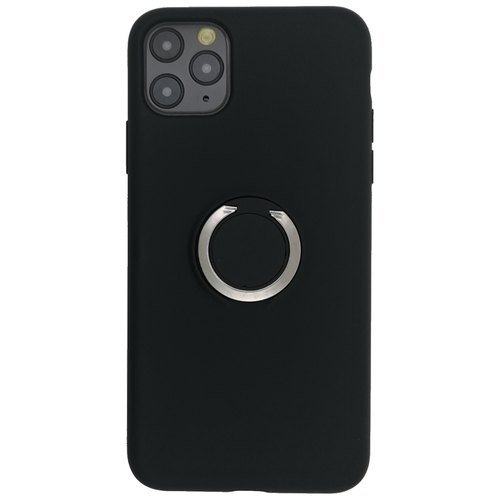 фото Чехол на ip 11 pro max derbi slim silicone-3 с кольцом черный