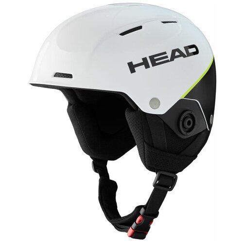 фото Шлем защитный head team sl + chinguard 2020/2021, р. m/l (56 - 59 см), white/black