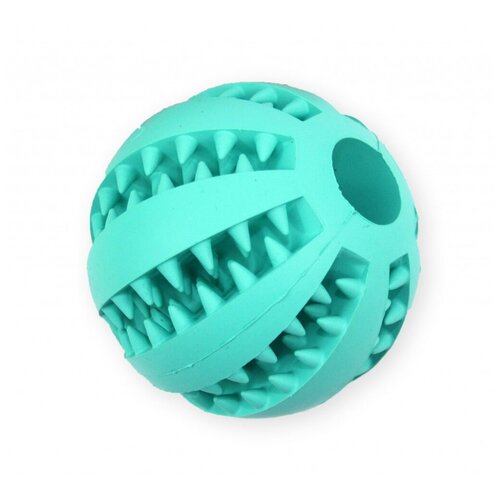 фото Мячик для собак trixie denta fun (32880) бирюзовый