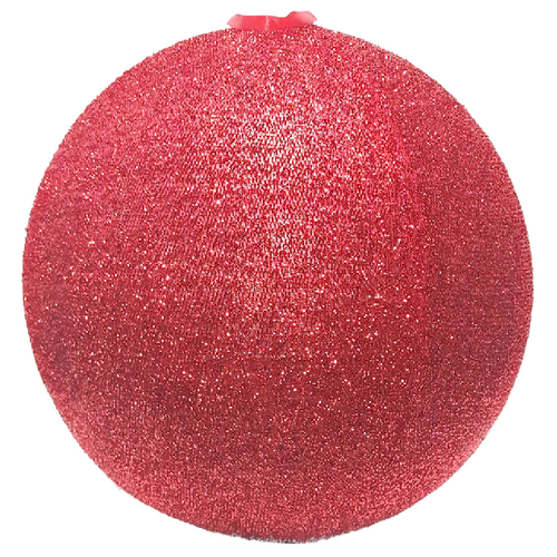фото Подвеска snowhouse шар, 60 см, красный