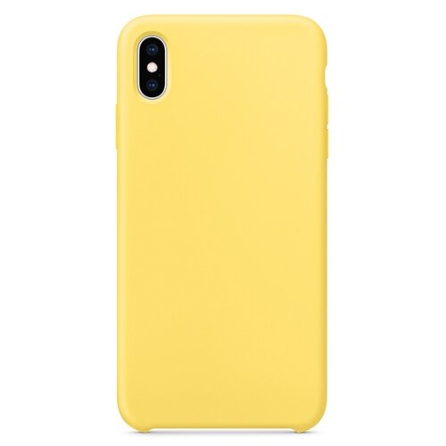 фото Силиконовый чехол для iphone x/xs silicone case желтый нет бренда