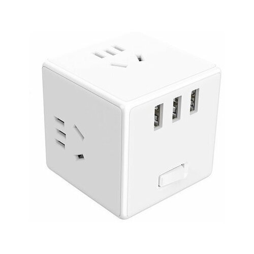 фото Сетевое зарядное устройство xiaomi mijia rubik's cube converter wired version (mjzhq3-01qm)