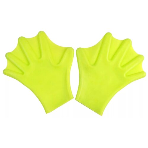 фото Перчатки для плавания conguest, sp-01, р. l, желтые cliff
