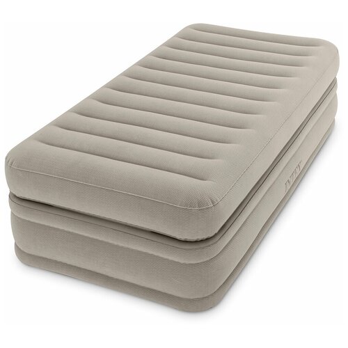 фото Надувная кровать intex prime comfort elevated airbed (64444), серый