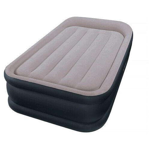 фото Надувная кровать intex deluxe pillow rest raised bed (64132) серый/синий