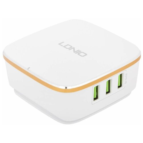 фото Сетевое зарядное устройство ldnio a6704, 6 usb, 7а (white)