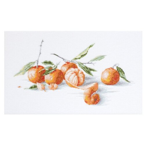 фото Набор для вышивания «мандарины», 36x19,5 см, luca-s