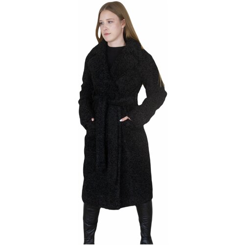 фото Kr-227n пальто женское черный kristina moda
