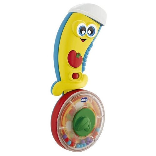 фото Развивающая игрушка chicco нож для пиццы, желтый/синий/красный