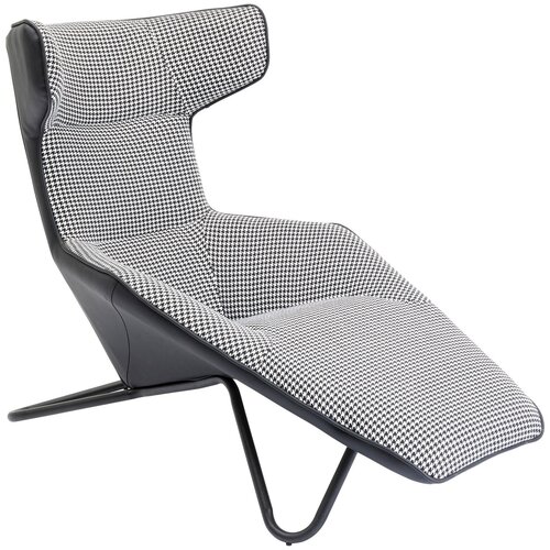 фото Kare design кресло для отдыха granada, коллекция "гранада" 101*77*135, полиэстер, полиуретан, сталь, дсп, серый