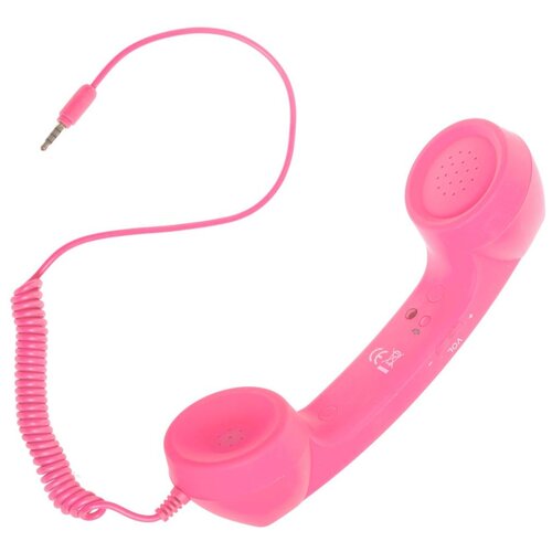 фото Ретро трубка для смартфона coco phone (розовый)