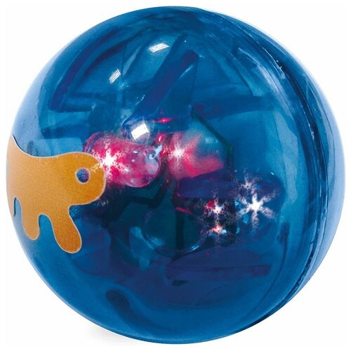 фото Мячик для кошек ferplast pa 5205 с мигающими лампочками синий