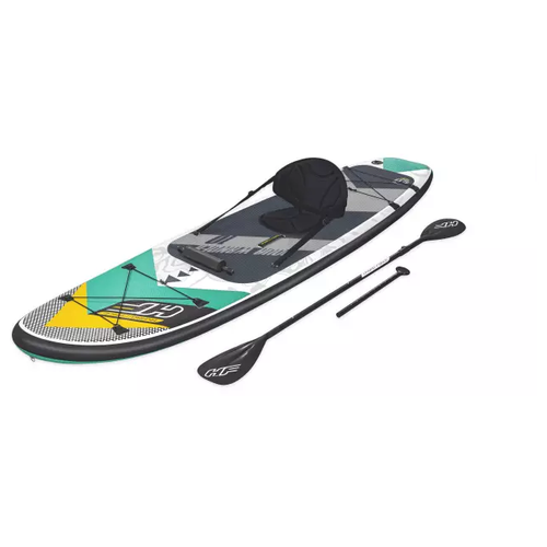 фото Sup-доска для плавания aqua wander traveltech, 305*84*12 см + 6 аксессуаров, до 120 кг bestway (65375)