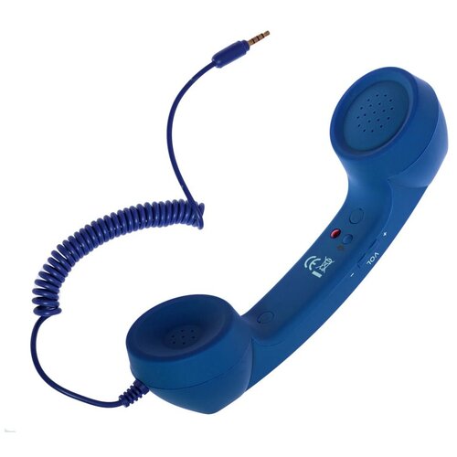 фото Ретро трубка для смартфона coco phone (синий)
