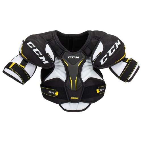 фото Защита корпуса ccm tacks 9060 shoulder pads jr, р. m, белый/черный