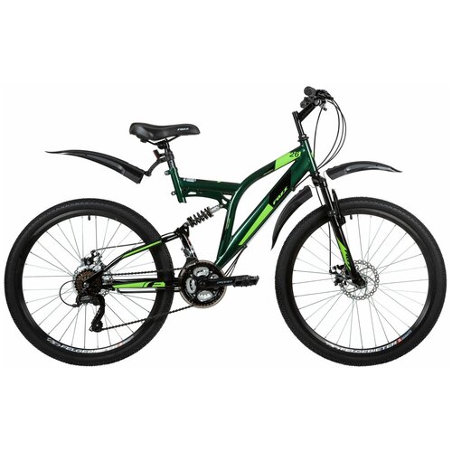 фото Велосипед foxx 26'' freelander зеленый сталь размер 18''