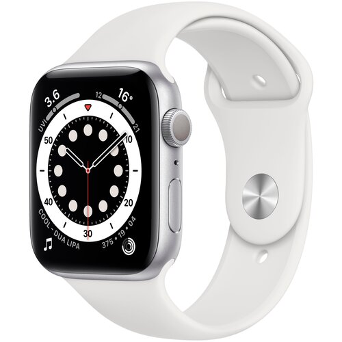 фото Умные часы apple watch series 6 gps 44мм aluminum case with sport band, (product)red