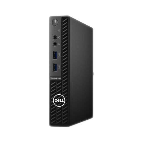 фото Компьютер dell optiplex 3080 micro i5 10500t (2.3)/8gb/ssd256gb/uhdg 630/win 10 pro/gbiteth/wifi/bt/65w/kb/m/black